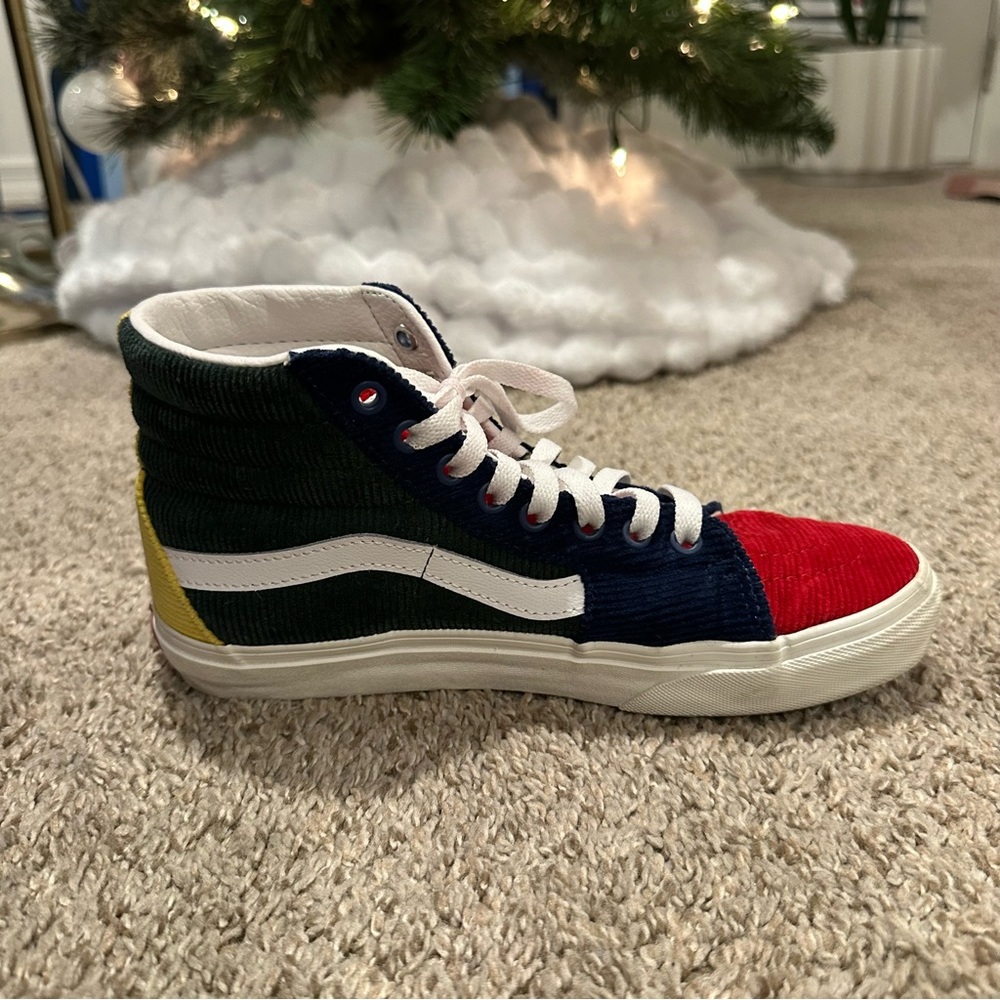 Vans Sk8-Hi Colorblock Mixed Corduroy Sneakers - Picture 6 of 16